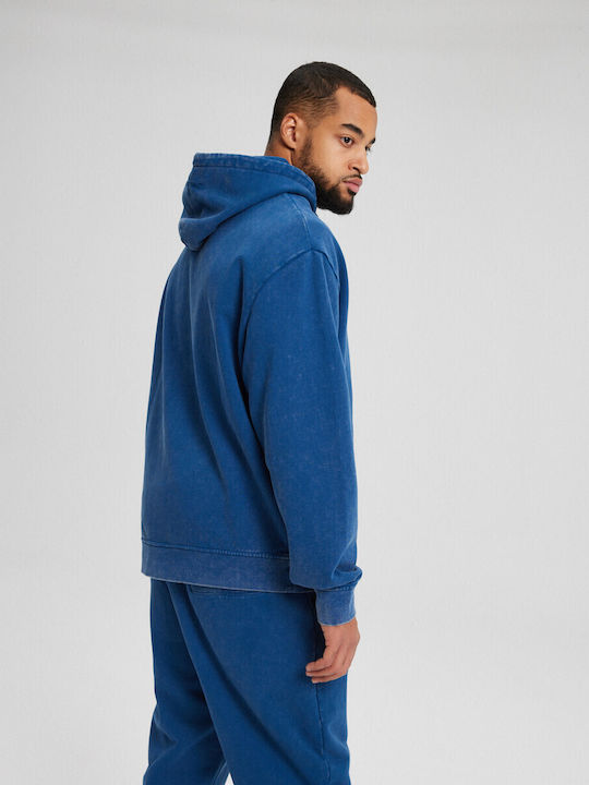 Sweatshirt mit Kapuze Blau