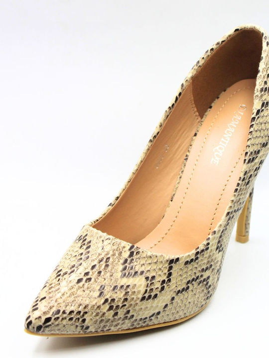 Diamantique Pantofi cu toc Animal Print