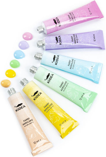 Derform Acrylic Paint Set in Multicolour color 12ml 12pcs