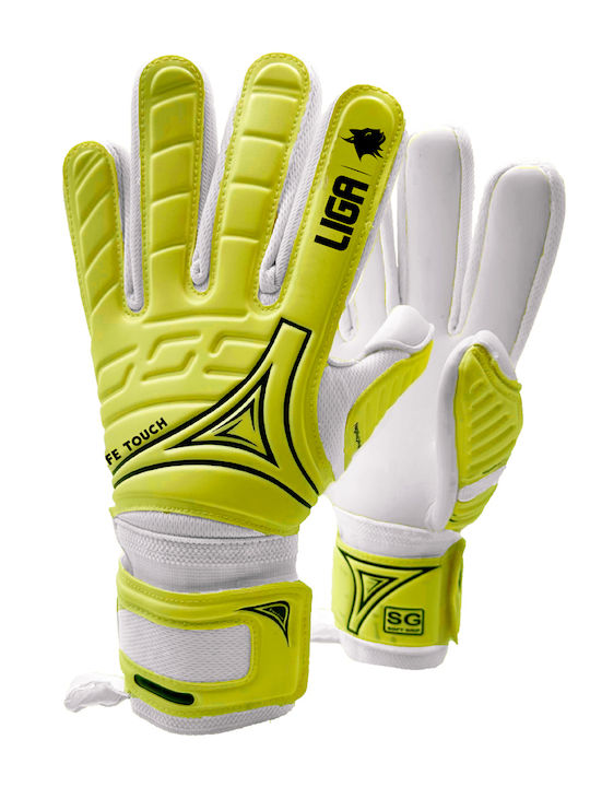 Liga Sport Adults & Kids Goalkeeper Gloves Yellow
