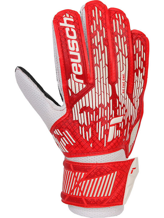 Reusch Attrakt Solid Kids Goalkeeper Gloves Red