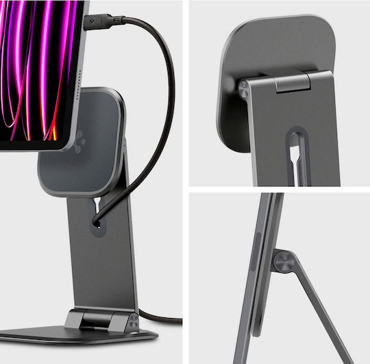 Spigen Sgp Onetap Easel Μαγνητική Ρυθμιζ΄όμενη Βάση Tablet Με Πολλαπλές Γωνίες Κλίσης - Γκρι - Amp06414