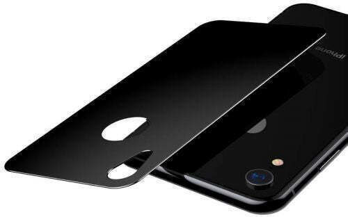 Baseus Glass Protector Protecție Cameră Tempered Glass Black pentru iPhone XR