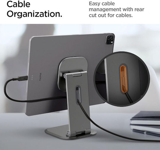 Spigen Sgp Onetap Easel Μαγνητική Ρυθμιζ΄όμενη Βάση Tablet Με Πολλαπλές Γωνίες Κλίσης - Γκρι - Amp06414