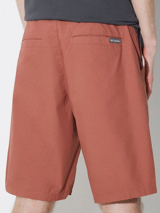 Washed Out Men's Shorts Chino Burgundy