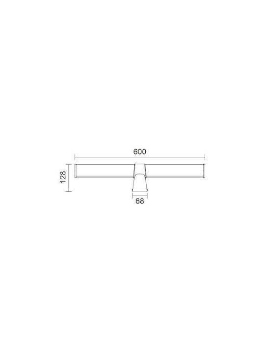 Spot Light Leuchte Badezimmer mit Integrierter LED und Neutralweißes Licht