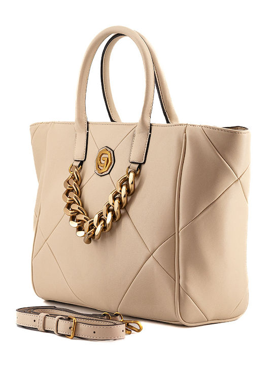 Gold & Gold Women's Bag Shoulder Beige