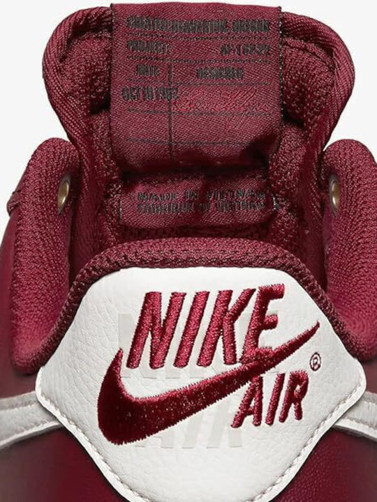 Air Force 1 '07 PRM 40th Anniversary Herren Sneakers Eam Red / Sail / Gym Red-team Red
