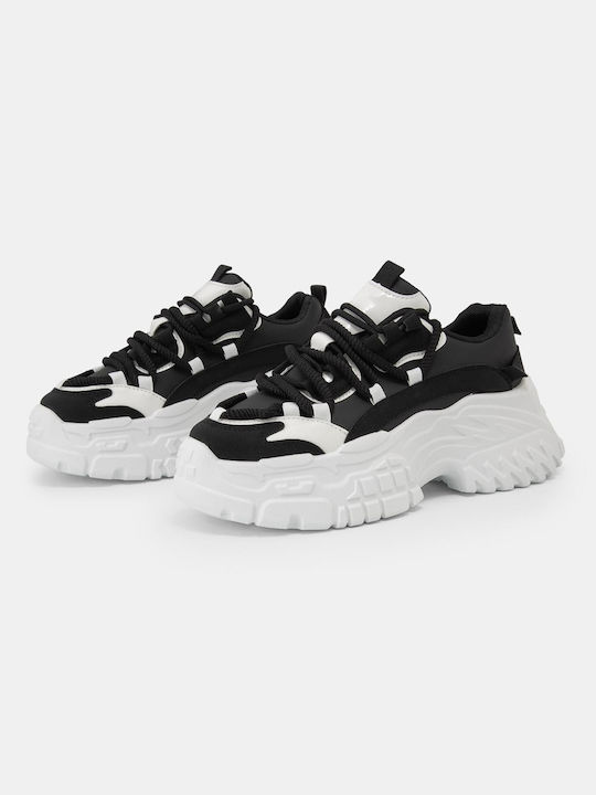 Bozikis Γυναικεία Chunky Sneakers Μαύρα