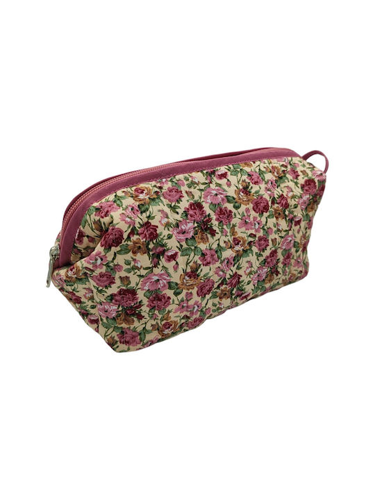 Amaryllis Slippers Toiletry Bag in Beige color