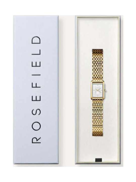 Rosefield Women's Watch with Gold Metal Bracelet