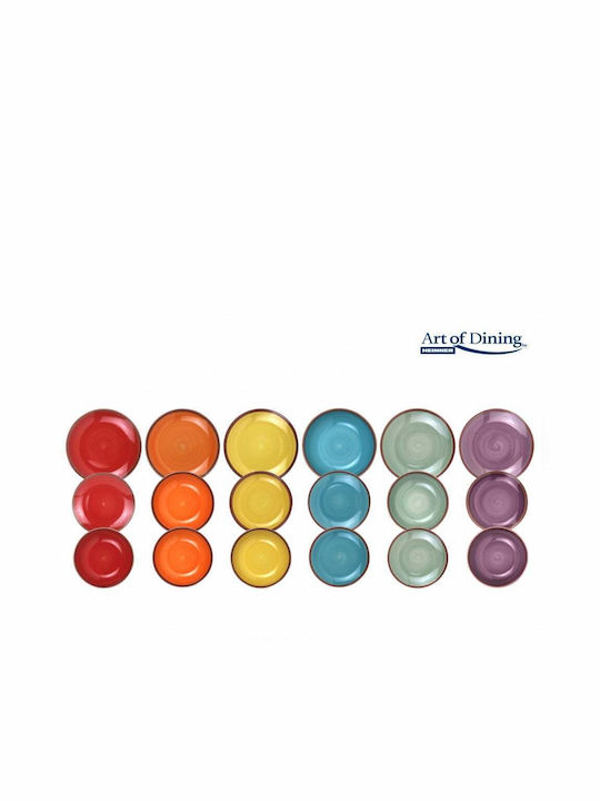 Heinner Multicolour Ceramic Dinnerware Set 18pcs