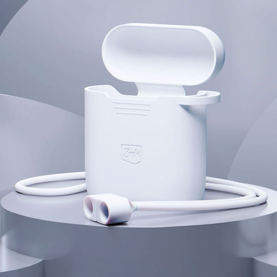 3MK Калъф в Бял цвят за Apple AirPods 1 / AirPods 2
