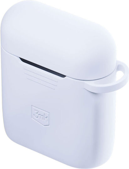 3MK Калъф в Бял цвят за Apple AirPods 1 / AirPods 2