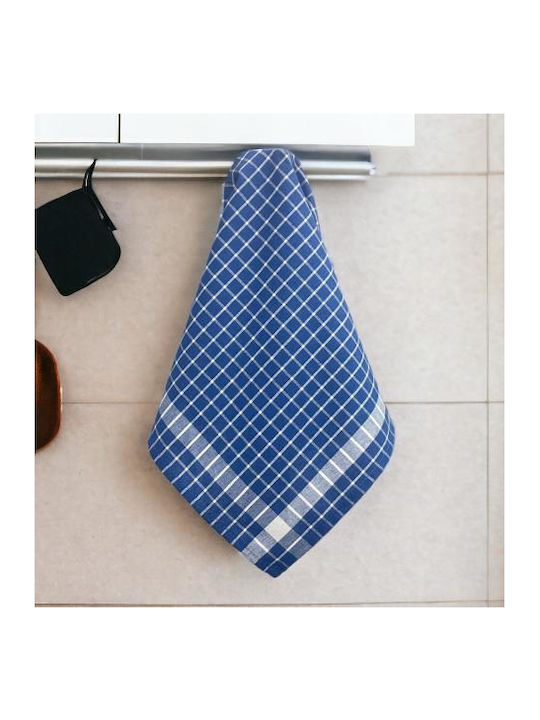 Linea Home Towel made of 100% Cotton in Blue Color 50x70cm 1pcs