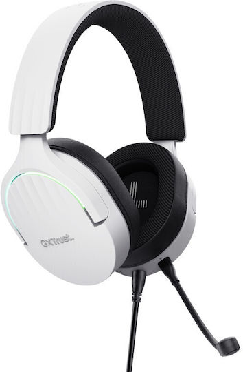 Trust GXT490 Fayzo Over Ear Gaming Headset with USB Connectivity White for PS4 / PS5