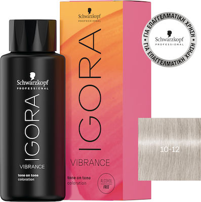 Schwarzkopf Igora Vibrance Προσωρινή Βαφή σε Μορφή Gel 10-12 Σαντρέ Φυμέ 60ml