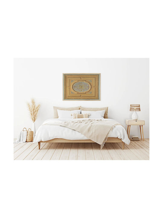 Design A Ceiling Decorated Bands Oak Πίνακας σε Καμβά 120x80cm