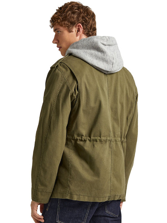 Pepe Jeans Men's Winter Jacket Green