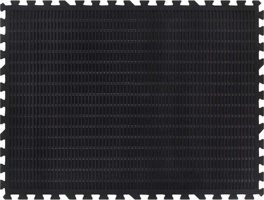 vidaXL Δάπεδο Παζλ Γυμναστηρίου Μαύρο 90x120x0.12cm 1τμχ