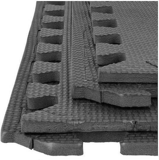 HMS Boden Puzzle Fitnessstudio Schwarz 60x60x1cm 1Stück