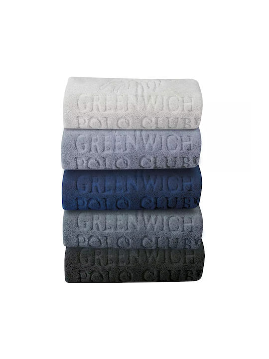 Greenwich Polo Club Πατάκι Μπάνιου Βαμβακερό 3091 220750703091 Γκρι Ανοιχτό 50x70εκ.