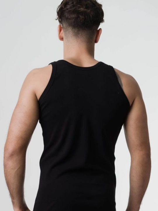 Ceylanoglu Men's Undershirt Sleeveless in Black Color