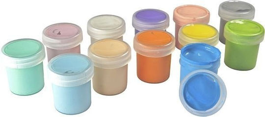 Titanum Tempera Farben Flamingo 20ml 12Stück
