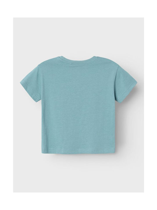 Name It Kinder-T-Shirt Mineralblau