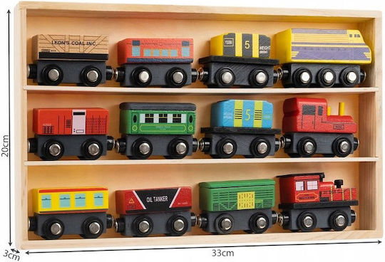 Kruzzel Train made of Wood for 3+ years+ Years