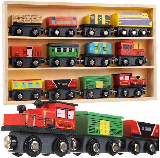 Kruzzel Train made of Wood for 3+ years+ Years