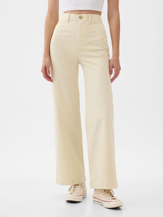 Damen Stoffhose Weiß