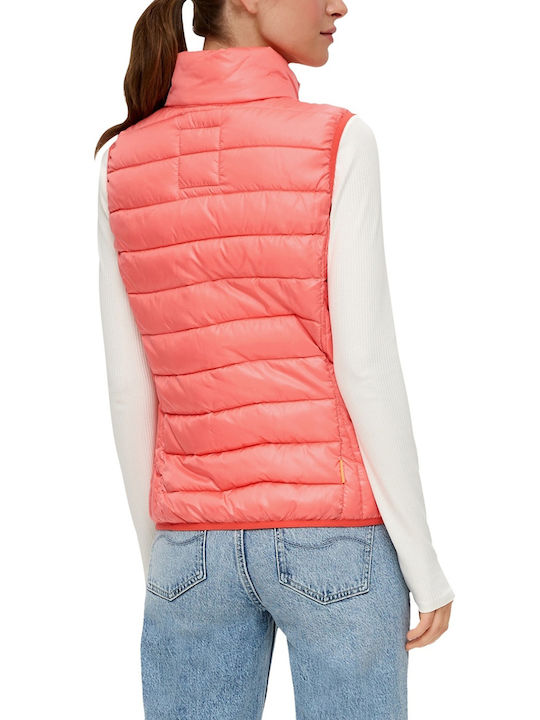 S.Oliver Women's Short Lifestyle Jacket for Winter Red