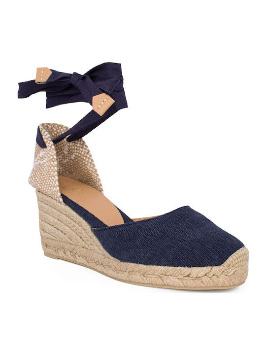 Carina 6 Women's Fabric Platform Espadrilles Blue