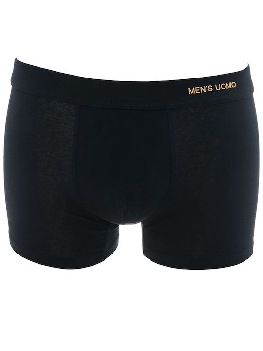 Men's Cotton Boxer Briefs Black 5-pack and White Socks 6-pack