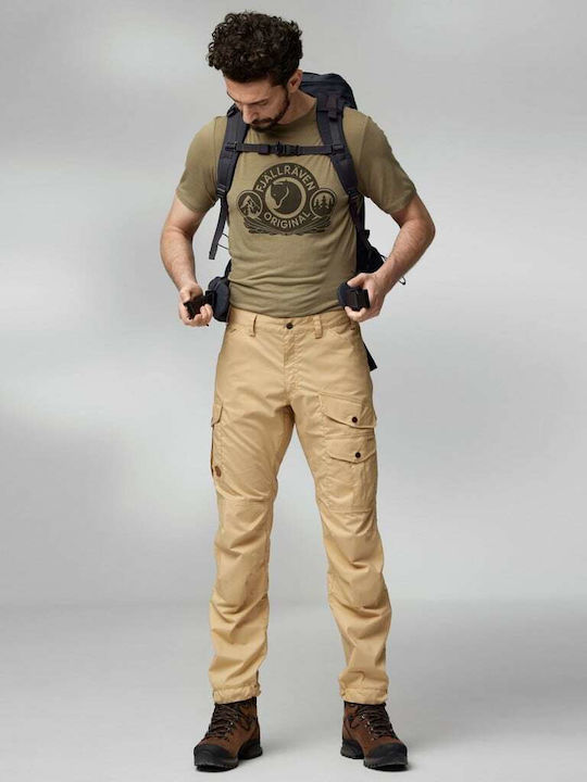 Fjallraven Vidda Pro Lite Lang Hose Wandern Beige