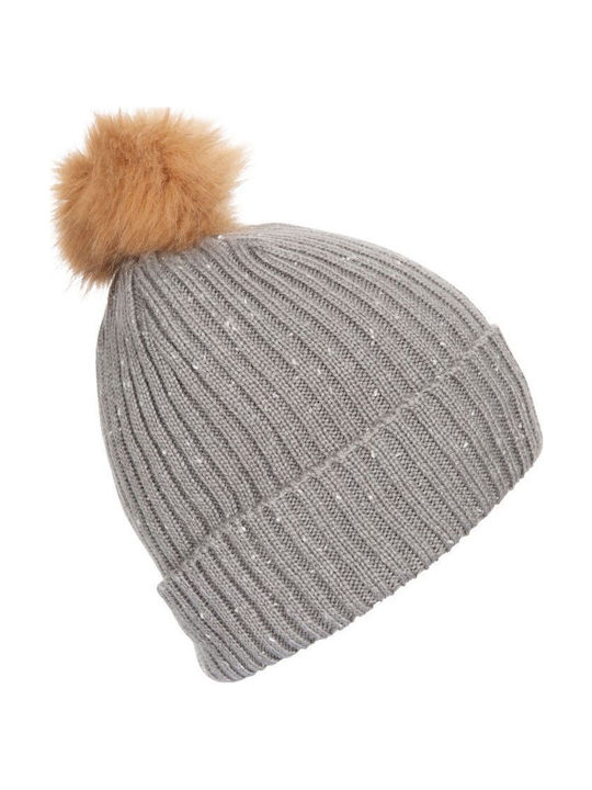 Kinder Mütze Gestrickt Gray