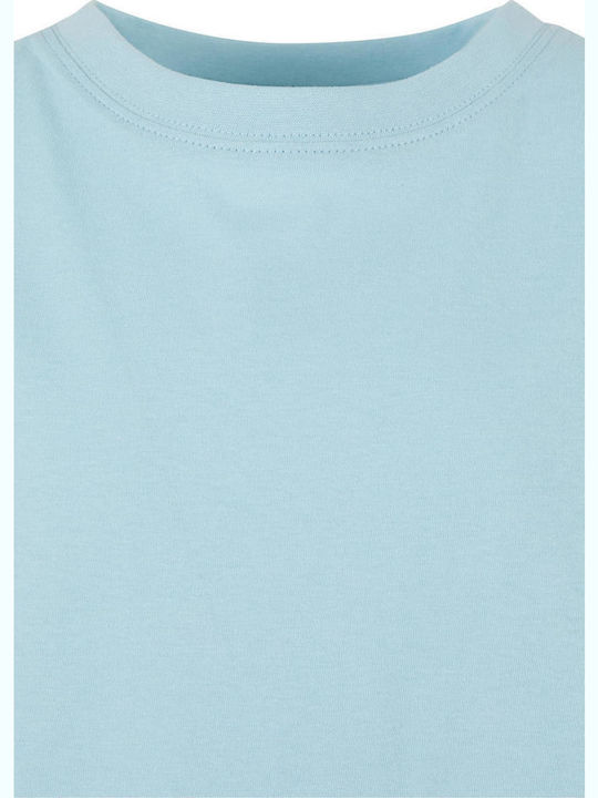 Kids' Crop Top Short Sleeve oceanblue