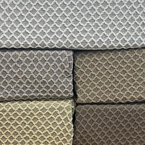 Linea Home Waffle Living Room Set Elastic Covers Gold