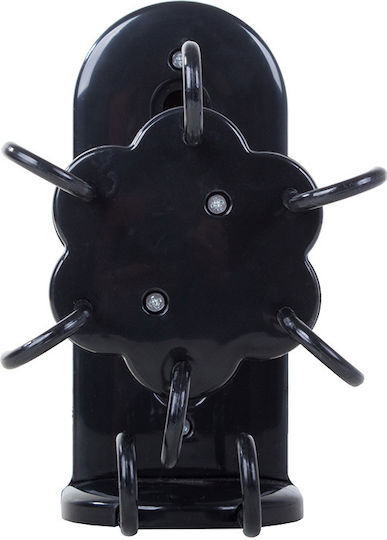 Plastic Kitchen Hanger 14.5x14cm Black