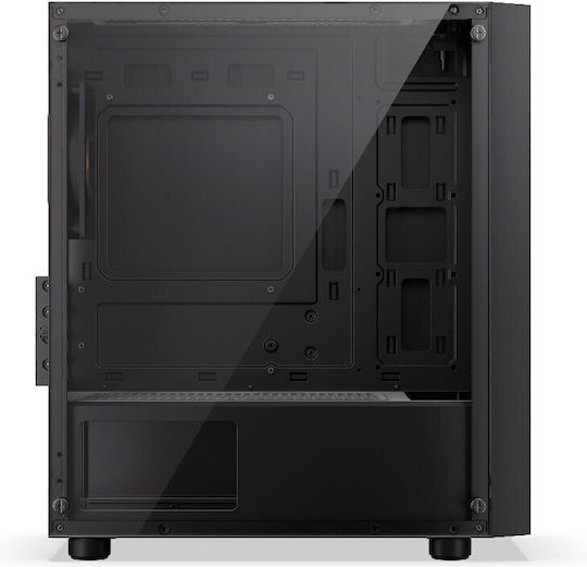 Krux Scor Gaming Middle Tower Carcasă Calculator cu Fereastră Laterală Negru