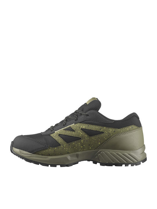 Kids Hiking Shoes Waterproof Green