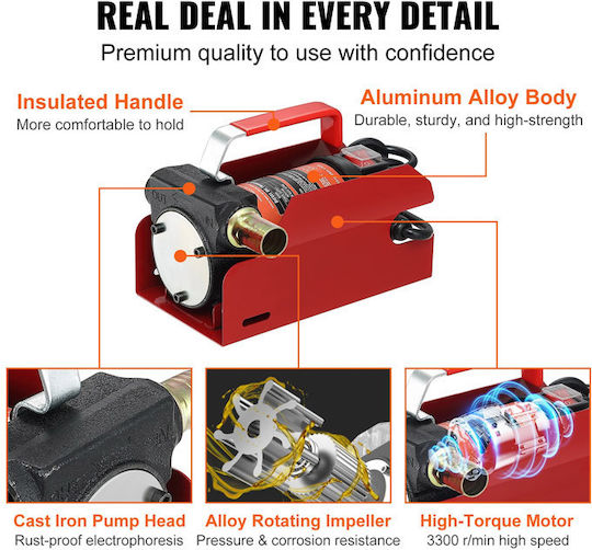 Vevor Electric Car Transfer Pump for Water / Diesel 12V