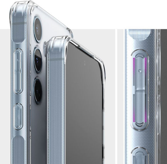 Ringke Fusion Umschlag Rückseite Kunststoff 2mm Transparent (Galaxy A55)