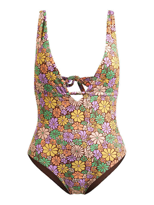 All About Sol Ολόσωμο Μαγιό με Αφαιρούμενη Ενίσχυση Floral