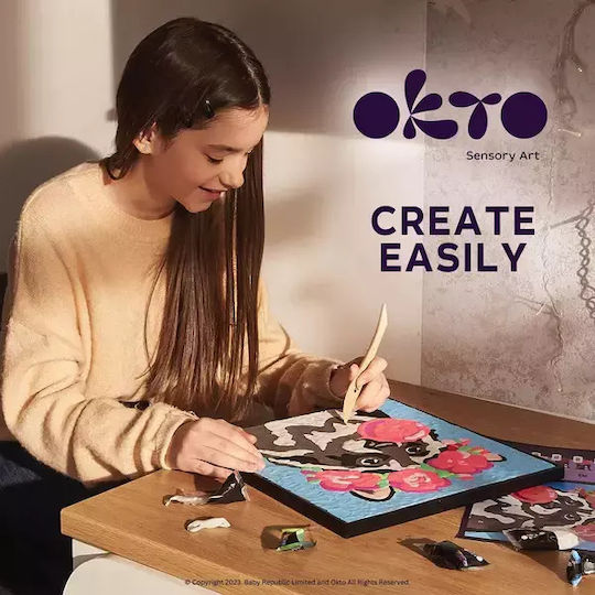 Okto Diy Δημιουργικό Sensory Σετ Ζωγραφικής 3d Με Πηλό Ρακούν (5+ Ετών) 20002