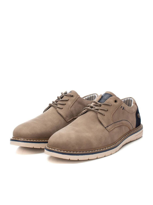 Men's Synthetic Leather Casual Shoes Brown