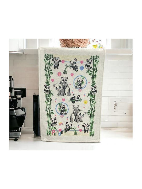 Linea Home Ποτηρόπανο από 100% Βαμβάκι σε Πράσινο Χρώμα 30x50cm