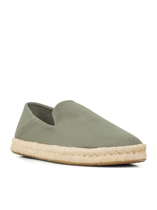 Santiago Men's Espadrilles in Green Color