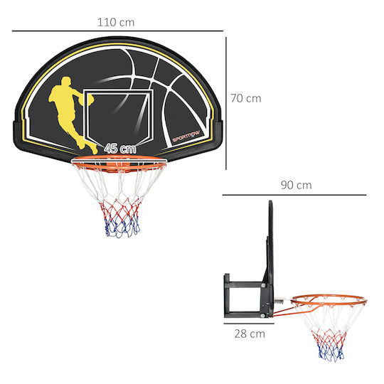 Sportnow Copii Baschet Exterior Ușa